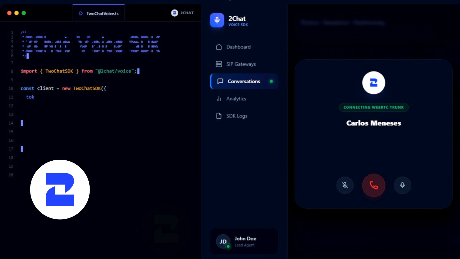 2Chat Voice SDK: Add Real Phone Calls to Your Web App Without Becoming a Telecom Engineer