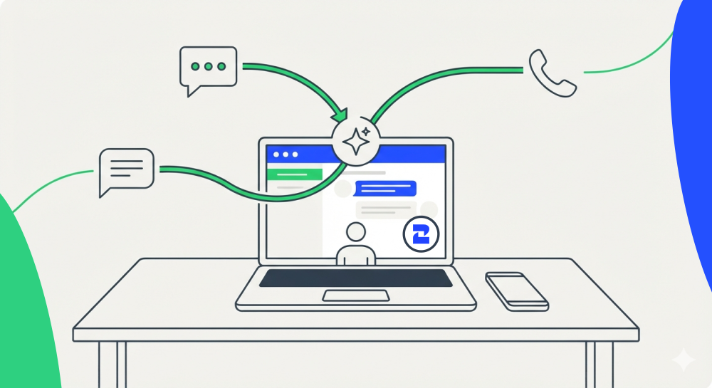 Recepcionista Virtual con IA: Cómo Automatizar WhatsApp, Llamadas y SMS sin Perder el Trato Humano
