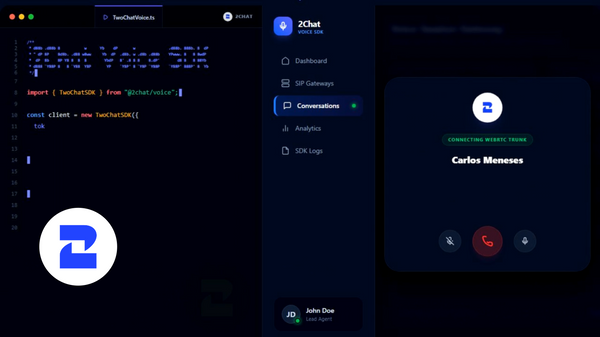 2Chat Voice SDK: Add Real Phone Calls to Your Web App Without Becoming a Telecom Engineer